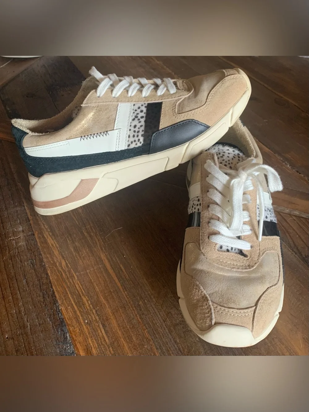 Gola Classics Women's Eclipse Mode Cheetah Gold Sneakers 7